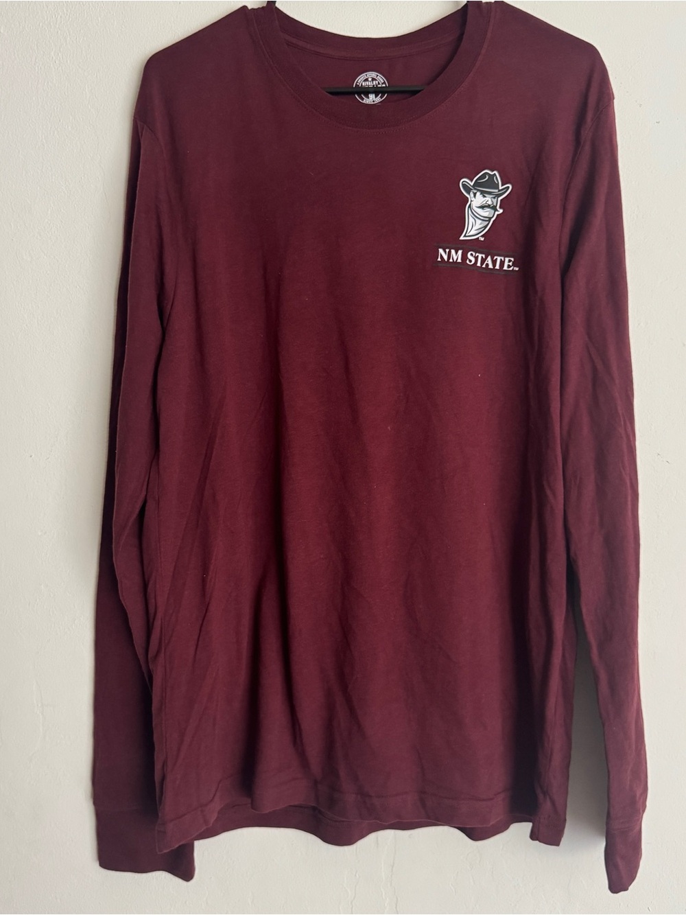 Rivalry Threads Maroon Logo Graphic Long Sleeve